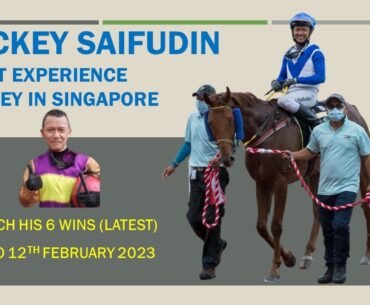 JOCKEY SAIFUDIN ISMAIL 6 WINNERS till 12 Feb 2023