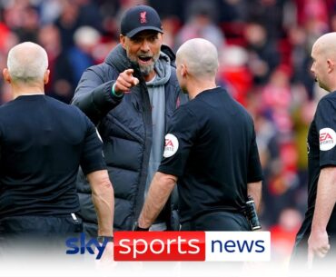 Jurgen Klopp facing possible touchline ban after dispute with referee Paul Tierney