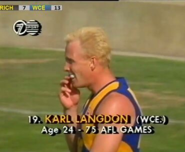 AFL 1992 - Richmond vs West Coast Eagles