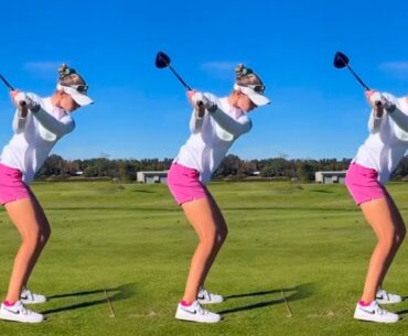 NELLY KORDA GOLF SWING - SLOW MOTION