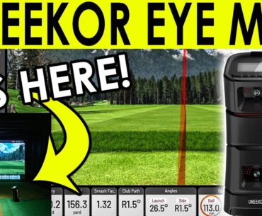 UNEEKOR EYE MINI - FIRST LOOK! Golf Simulator Install, Unboxing, & Review