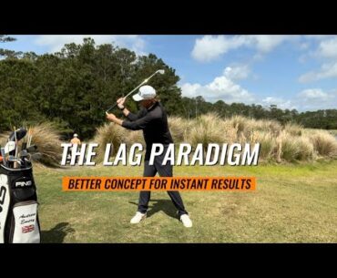 The LAG PARADIGM.  Better concept for INSTANT RESULTS! #golflesson #golftips #subscribe