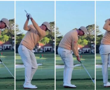Adam Scott Golf Swing & Slowmotion At Quail Hollow