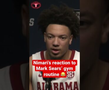 Nimari’s reaction to Mark Sears’ gym routine 😂