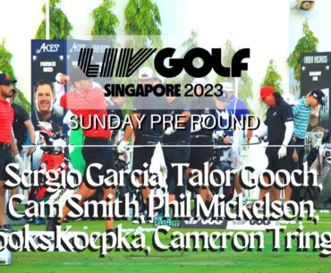 LIV Golf Singapore 2023 Sunday Pre Round