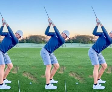 SAM BURNS GOLF SWING - SLOW MOTION