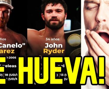 CANELO ALVAREZ VS JOHN RYDER LA PELEA MAS ABURRIDA Y QUE NADIE DE LOS QUE SABEN DE BOX QUIERE VER