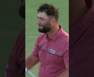 That winning moment | Jon Rahm wins the Green Jacket | The Masters #shorts