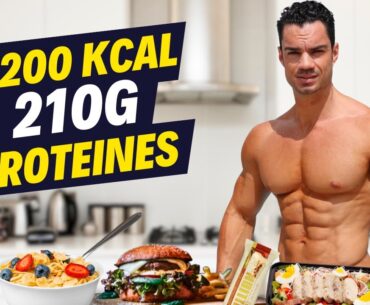 Ce que je mange en 24h pour une SÈCHE ULTIME ! (VLOG MUSCU) 💪