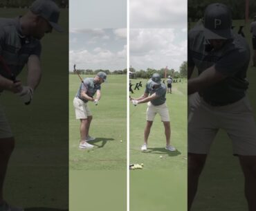 Effortless And Powerful Golf Swing Release Technique #shorts #golfswing #golf #ericcogorno