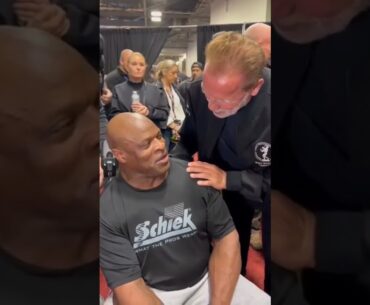 Ronnie Coleman Met Arnold Schz at 2023 Arnold Classic #arnoldclassic #winner #bodybuilding #fitness