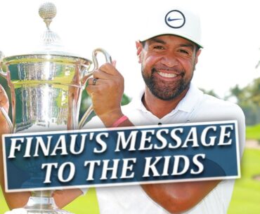 Mexico Open Champ Tony Finau's Inspiring Message To The Kids
