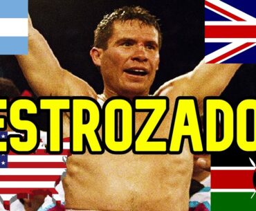boxeadores INVICTOS que JULIO CESAR CHAVEZ HUMILLO Y TERMINO CON SUS CARRERAS ( NO TUVO PIEDAD)