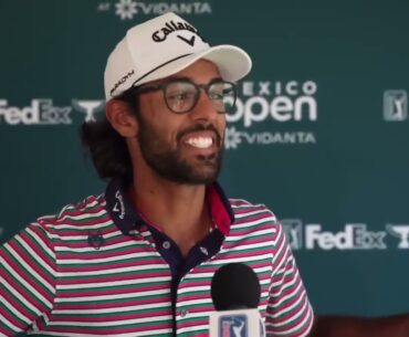 Akshay Bhatia Saturday Flash Interview Day 3 2023 Mexico Open at Vidanta