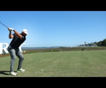 World #1 Jon Rahm Practice Range at RBC Heritage 2023