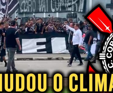 VANDERLEI LUXEMBURGO SAI para CONVERSAR com TORCEDORES do CORINTHIANS APÓS PROTESTOS