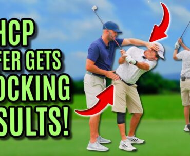 Small Changes To Golf Swing Bring SHOCKING Results---Live Golf Lesson