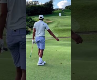 Tony Finau Golf Swing Practice Golf Highlights slow motion