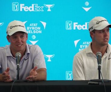Parker and Pierceson Coody Tuesday Press Conference 2023 AT&T Byron Nelson © PGA Tour