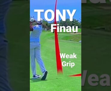 Tony Finau Vidanta Mexico weak left hand like Jon Rahm 300 yard drives #power #driver #golfswing
