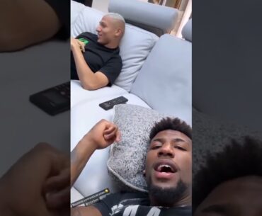 "HOW'S IT GOING BRUV? I'M VERY HAPPY!" Emerson Royal "My English in the Best!" - With Richarlison