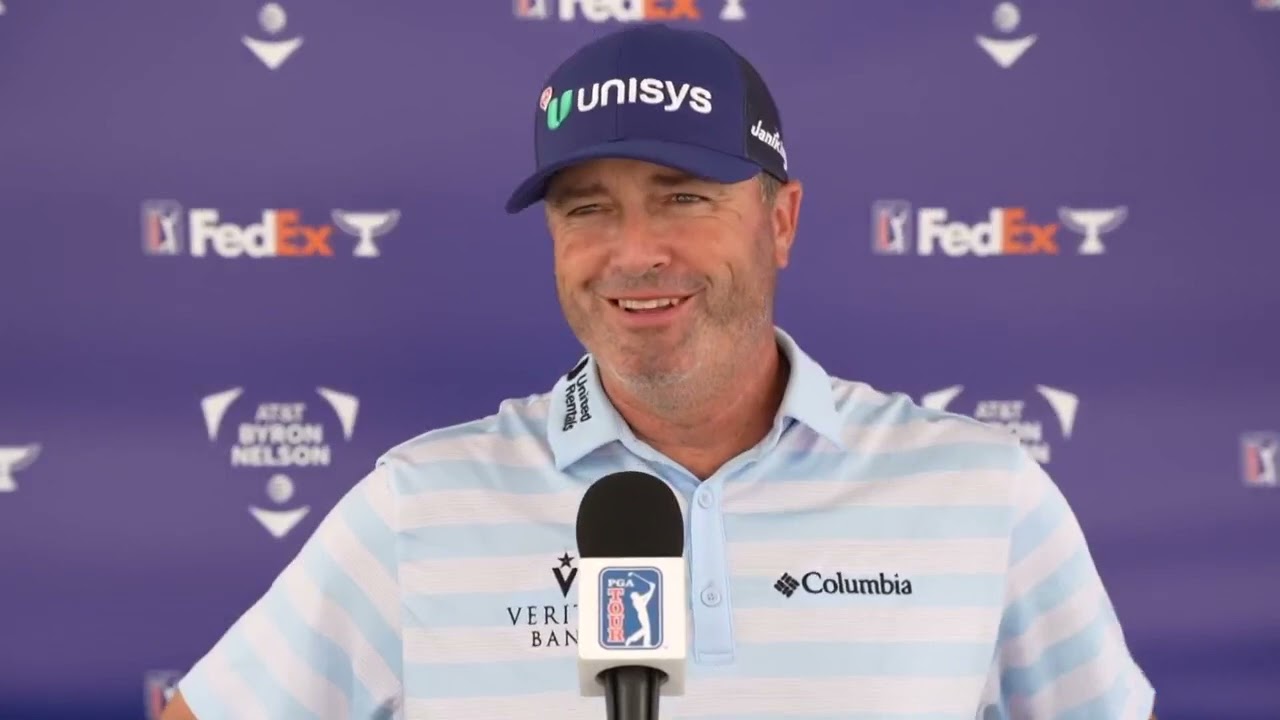 Ryan Palmer Friday Flash Interview 2023 AT&T Byron Nelson © PGA Tour Ryan Palmer Friday Flash Interview 2023 AT&T Byron Nelson © PGA Tour