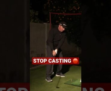 STOP Casting The Golf Club