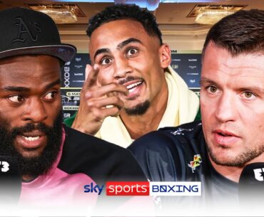 "Don't talk when I'm talking!" 🤬 | Joshua Buatsi vs Pawel Stepien presser, Ben Whittaker returns!
