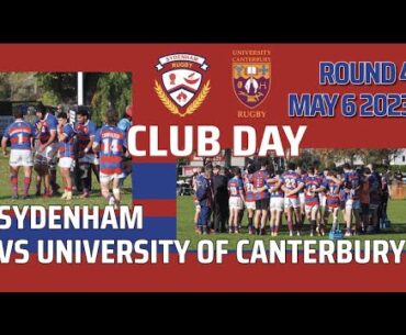 Round 4 | Club Day | Sydenham vs University of Canterbury
