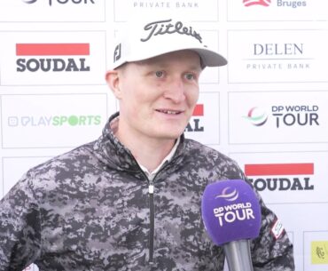 Marcus Kinhult Thursday English & Swedish Flash Interview 2023 Soudal Open