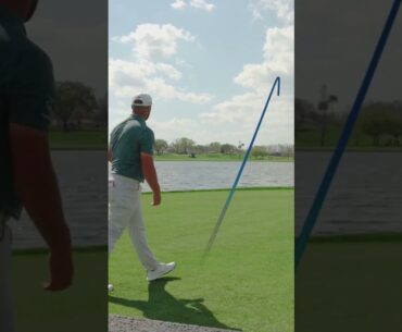 전 세계 1위 숏백스윙 장타자 "존람" 환상적인 스윙모션 & 슬로우모션, Power Hitter "Jon Rahm" Amazing Swing Motion & Slow Motion