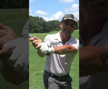 How to Hinge Your Wrists in Golf #shorts