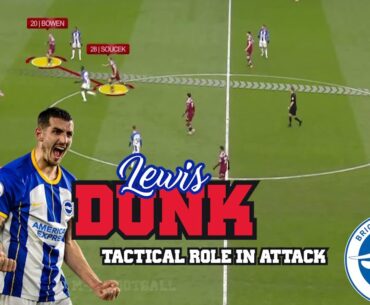 This is why Lewis Dunk is the BEST ball-playing CB in the Premier League | Tactical Role in Attack