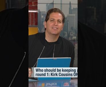 Kirk Cousins better keep an eye out during first round of draft 👀