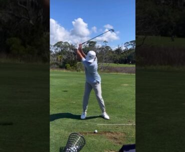 Justin Parsons sharing an awesome drill he was working on with Tour Player Jonathan Byrd #takeaway