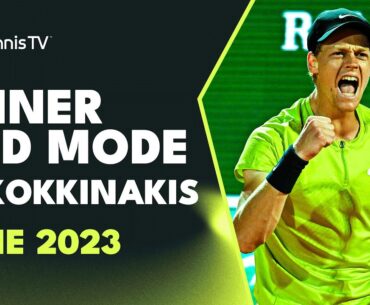 Jannik Sinner GOD MODE vs Kokkinakis | Rome 2023 Highlights