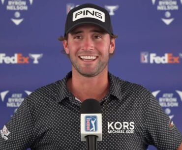 Austin Eckroat Saturday Flash Interview 2023 AT&T Byron Nelson