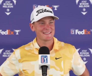Vincent Norrman Friday Flash Interview 2023 AT&T Byron Nelson © PGA Tour
