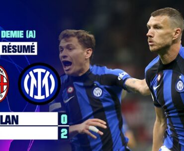 Résumé : AC Milan 0-2 Inter - Ligue des champions (1/2 finale aller)
