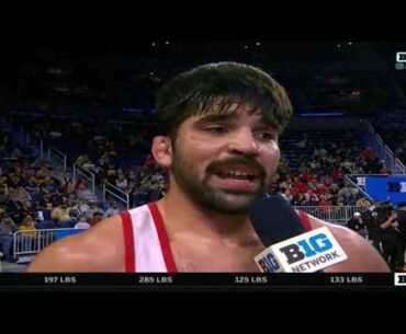 Silas Allred Nebraska Husker Wrestling Big Ten Champion 197 vs Max Dean Penn St 3/5/23 #silasallred