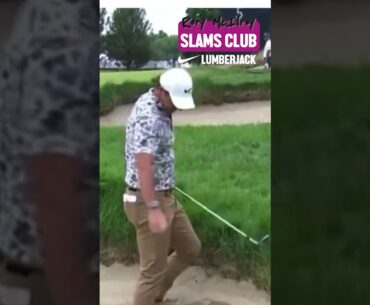 Rory McIlroy Violently POUNDS sand