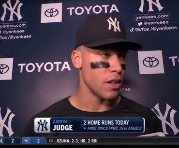 Aaron Judge after beating the Rays 9-8
