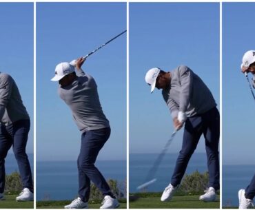 Xander Schauffele Driver Swing Slowmotion & Sequence