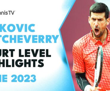Novak Djokovic vs Tomas Martin Etcheverry Court-Level Highlights | Rome 2023