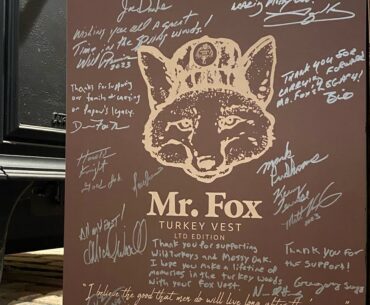 Mr Fox vest giveaway