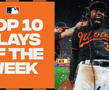Top 10 plays of the week! (Feat. Diaz 3 homers, a home run robbery, a cycle and MORE!)