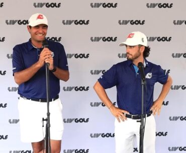 Fireballs GC Full LIV Tulsa Presser- Abraham Ancer & Eugenio Chacarra