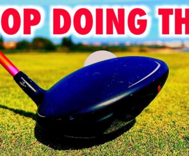Why you will never hit enough fairways off the tee (Driver golf swing tip)