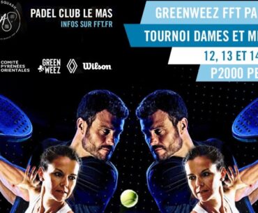 FFT Padel Tour Perpignan 2023 - Demi-finales - Piste centrale