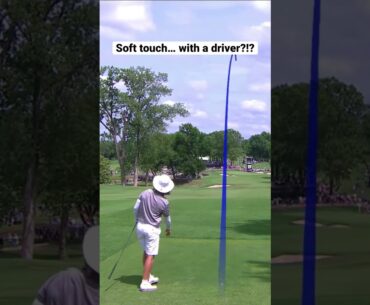 Landing it softly on the green from over 300 yards out 🤩 #livgolf #golf #sports #driver #shorts